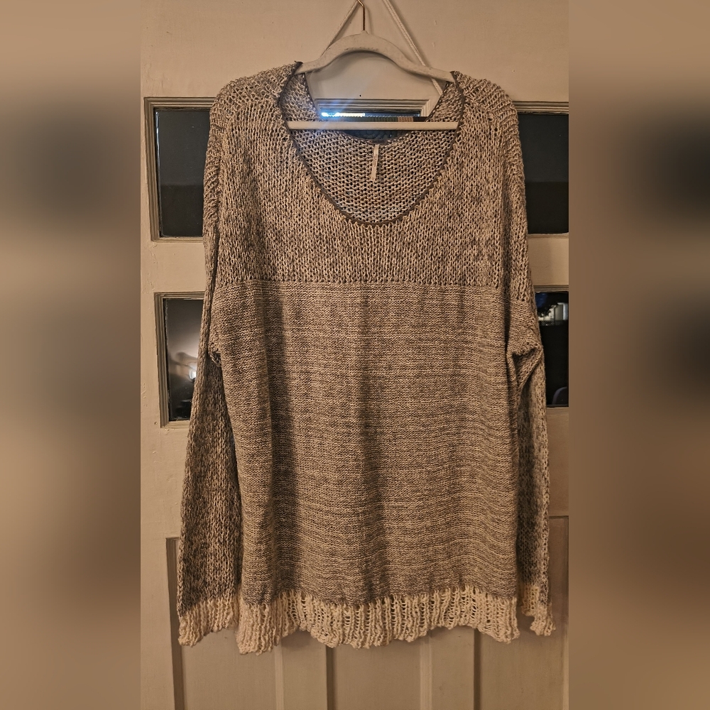 Free People Knit Tunic Sweater Size Large